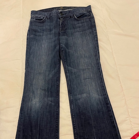 7 For All Mankind "High Waist Bootcut" (mid rise) Size 31 Great Condition! - Picture 2 of 10